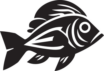 Tribal Fish Icon Minimal Inka Art Minimal Inka Fish Symbol Ethnic Logo