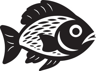 Minimal Inka Fish Symbol Ethnic Logo Ethnic Tribal Fish Art Inka Design
