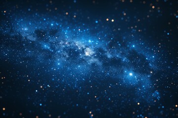 A Night Sky View Of The Milky Way Galaxy With Stars