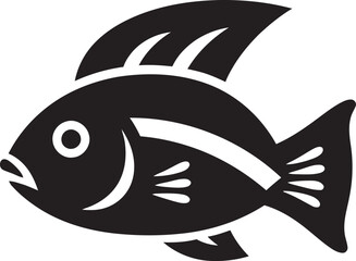 Ethnic Tribal Fish Logo Inka Inspired Inka Fish Illustration Tribal Icon