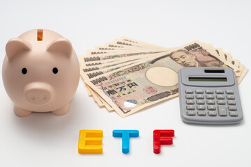 Fototapeta premium 上場投資信託(ETF)のイメージ