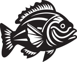 Ethnic Tribal Fish Logo Inka Icon Inka Fish Illustration Tribal Graphic