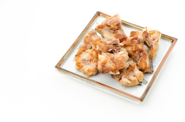 シイラのあらの塩焼き