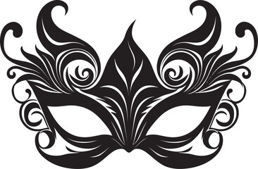 Ornate Masquerade Icon Logo Art Masquerade Party Design Icon Symbol