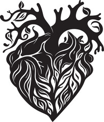 Contemporary Heart Symbol Minimal Logo Minimalist Heart Sketch Abstract Design