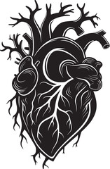 Simplicity Heart Design Iconic Emblem Modern Abstract Heart Minimal Logo