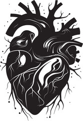 Geometric Heart Symbol Iconic Emblem Sleek Heart Design Minimalistic Graphic