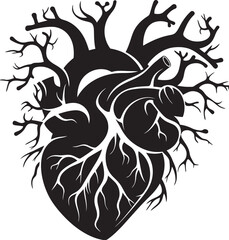 Elegant Abstract Heart Graphic Symbol Abstract Human Logo Minimalistic Emblem