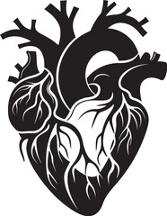 Linear Heart Design Abstract Graphic Contemporary Abstract Heart Minimal Emblem