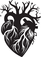 Simple Heart Icon Graphic Emblem Minimalist Heart Emblem Iconic Logo