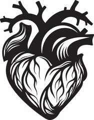 Linear Heart Symbol Minimal Art Geometric Heart Icon Icon Design