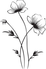 Geometric Flower Icon Abstract Logo Minimalist Blossom Symbol Graphic Design