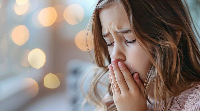 children whooping cough background