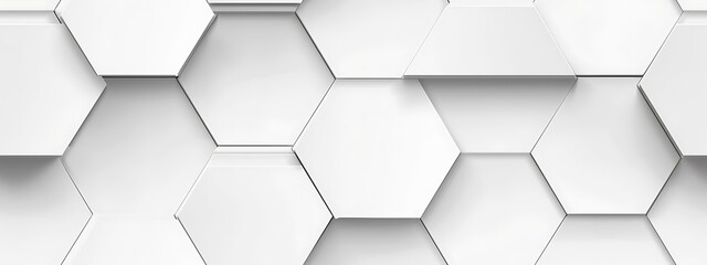 Naklejka premium abstract white elegant background with hex pattern