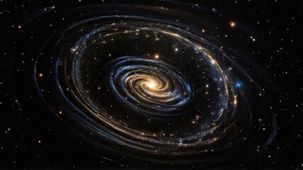 spiral galaxy background