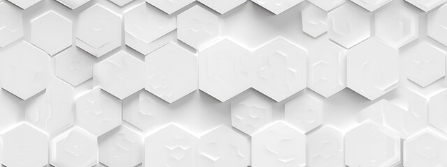 abstract white elegant background with hex pattern