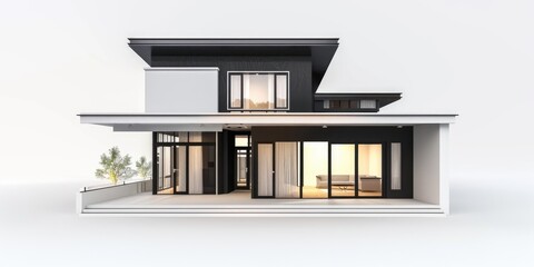 Stylish Modern House with Clean Lines