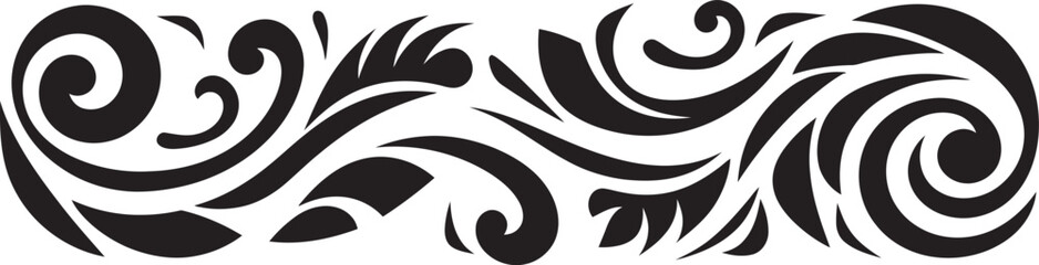 Tattoo Design Emblem Tribal Pattern Logo Polynesian Pattern Logo Ethnic Tattoo Design