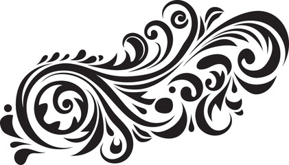 Polynesian Pattern Design Tattoo Emblem Tribal Stripe Design Ethnic Tattoo Icon