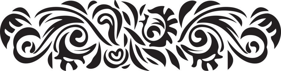 Ethnic Tribal Pattern Polynesian Stripe Design Polynesian Tattoo Icon Tribal Stripe Logo