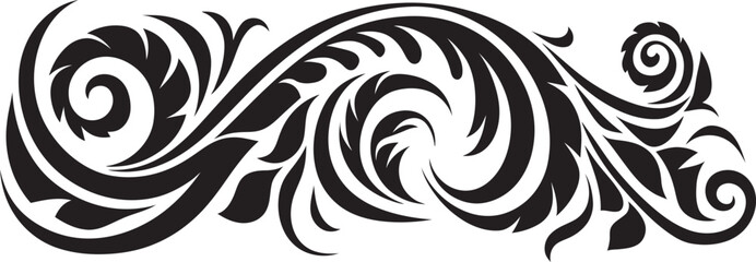 Polynesian Pattern Logo Ethnic Tribal Design Tattoo Icon Abstract Polynesian Emblem