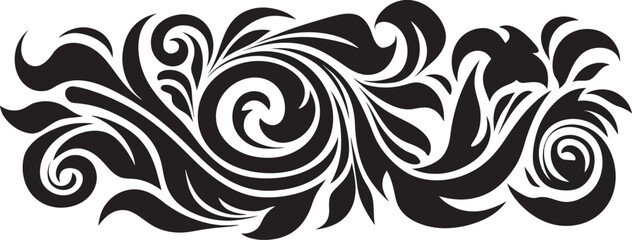 Stripe Tribal Emblem Ethnic Polynesian Logo Tribal Pattern Logo Polynesian Tattoo Icon