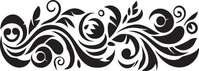 Polynesian Ethnic Icon Stripe Tattoo Design Tribal Tattoo Emblem Ethnic Polynesian Emblem