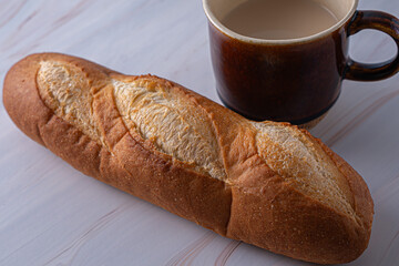 美味しそうな長いパン