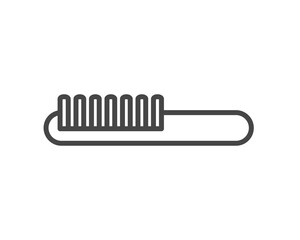 Vector graphic icons of beauty in the form of combs for massage or darsonval procedures.