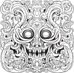 Nightmare Nexus Psychedelic Coloring Book and Icon Design Vivid Visions Psychedelic Nightmare Graphic Art and Design