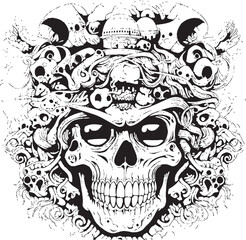 Psychedelic Purgatory Nightmare Coloring and Iconic Design Chromatic Nightmares Psychedelic Graphic Art and Icon Design