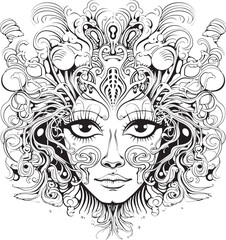 Chaos Unleashed Psychedelic Nightmare Art and Iconic Designs Dreamscape Chronicles Psychedelic Coloring Book and Iconic Design