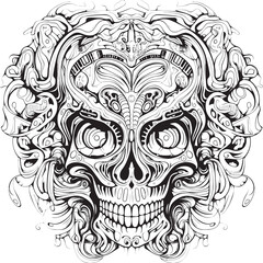 Enigmatic Nightmares Psychedelic Nightmare Art and Iconic Designs Ethereal Shades Psychedelic Coloring Book and Iconic Art