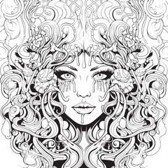 Twisted Reveries Psychedelic Nightmare Coloring Book and Icon Spectral Realms Psychedelic Nightmare Art and Design