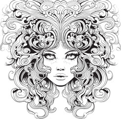 Cryptic Cosmos Psychedelic Nightmares in Graphic Artistry Twilight Terror Coloring Book and Iconic Nightmare Designs