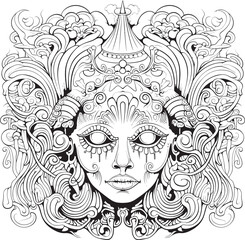 Arcane Nightmares Coloring Book and Iconic Nightmare Designs Dreamscape Descent Psychedelic Art and Icon Design Collection