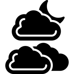 Cloudy Night Icon