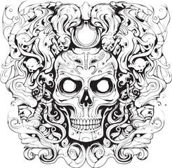 Nightmare Fusion Psychedelic Art and Icon Design Collection Whispering Darkness Nightmare Coloring Book and Iconic Design