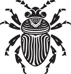 Fototapeta premium Scarab Dreamscape Logo and Icon Design Spectral Scarab Icon Design and Graphic Art