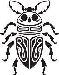 Golden Scarab Iconic Logo Design and Graphic Scarab Reflections Logo and Icon Design