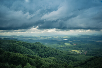 View from the Galyatető lookout