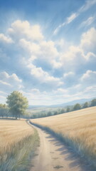 Fototapeta premium sunny summer sky