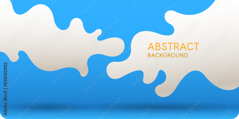 Poster modern backgrounds with abstract elements and dynamic shapes. compositions of colored spots. vector 