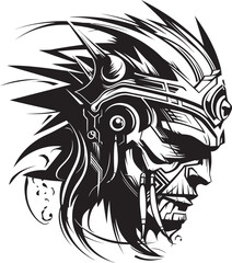 Warrior Skull Icon Stylish Icon Design Bone Warrior Skull Elegant Graphic Illustration