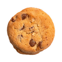 chocolate chip cookies isolated