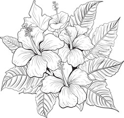 Botanical Garden Icon Sleek Graphic Evolution Colorful Tropical Flora Abstract Logo Formulation