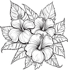 Palm Leaf Vector Design Minimalist Iconic Imagery Orchid and Fern Art Contemporary Graphic Design