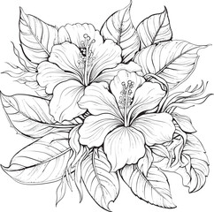 Tropical Leafy Vector Creative Logo Vision Jungle Floral Symbol Minimalist Iconic Imagery