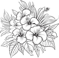 Palm Leaf Vector Design Geometric Iconic Integration Tropical Flower Essence Symbolic Logo Design