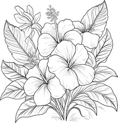 Leafy Tropical Essence Natural Logo Integration Orchid and Palm Leaf Vector Tranquil Graphic Innovation